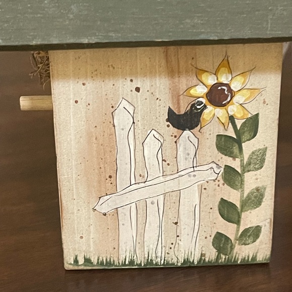Decorative Birdhouse Hand Painted - Picture 3 of 9